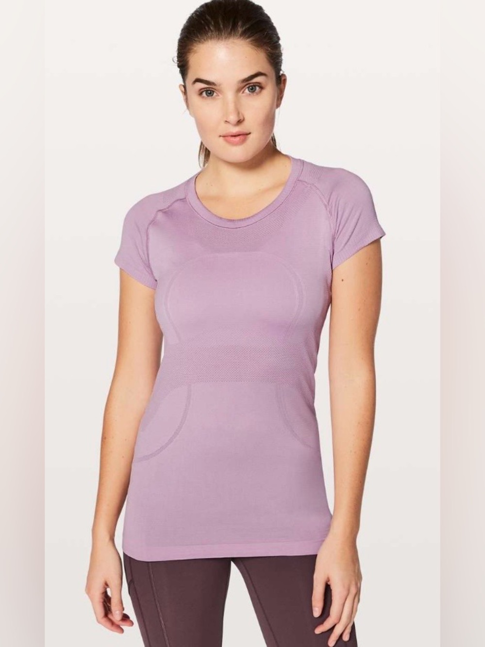 Lululemon Swiftly Seamless Short-Sleeve Active Tee in Lavender Size 6